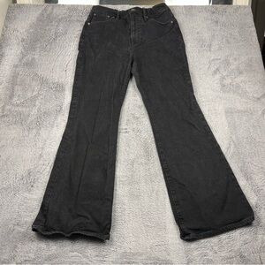 Madewell size 30 black the perfect vintage flare jeans